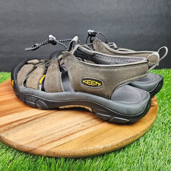 Keen Newport Sandals Mens 9 Brown Leather Waterproof Trail Outdoor Sport